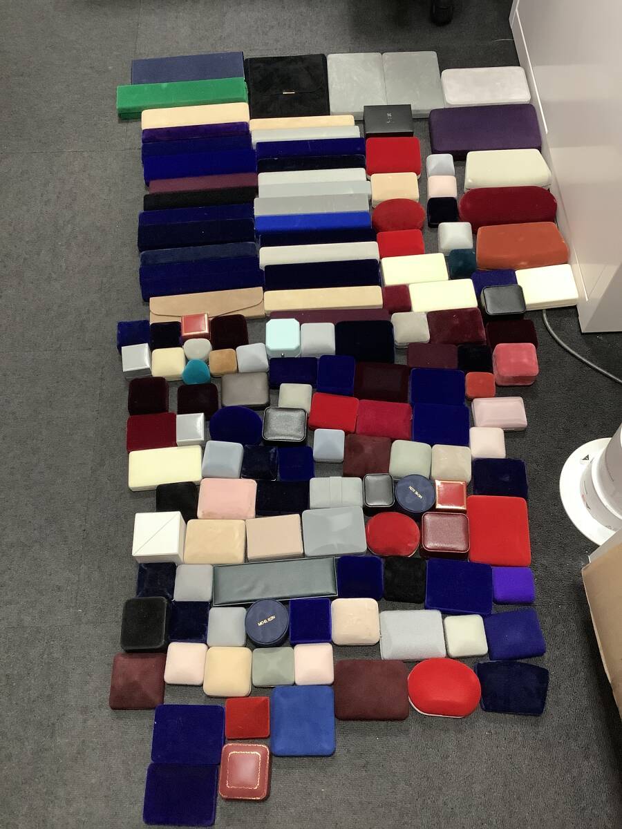 8743◆ おまとめ 大量 空箱のみ アクセサリーケース ジュエリーケース リングケース 小物入れ 時計ケース 他 長期保管品拍卖