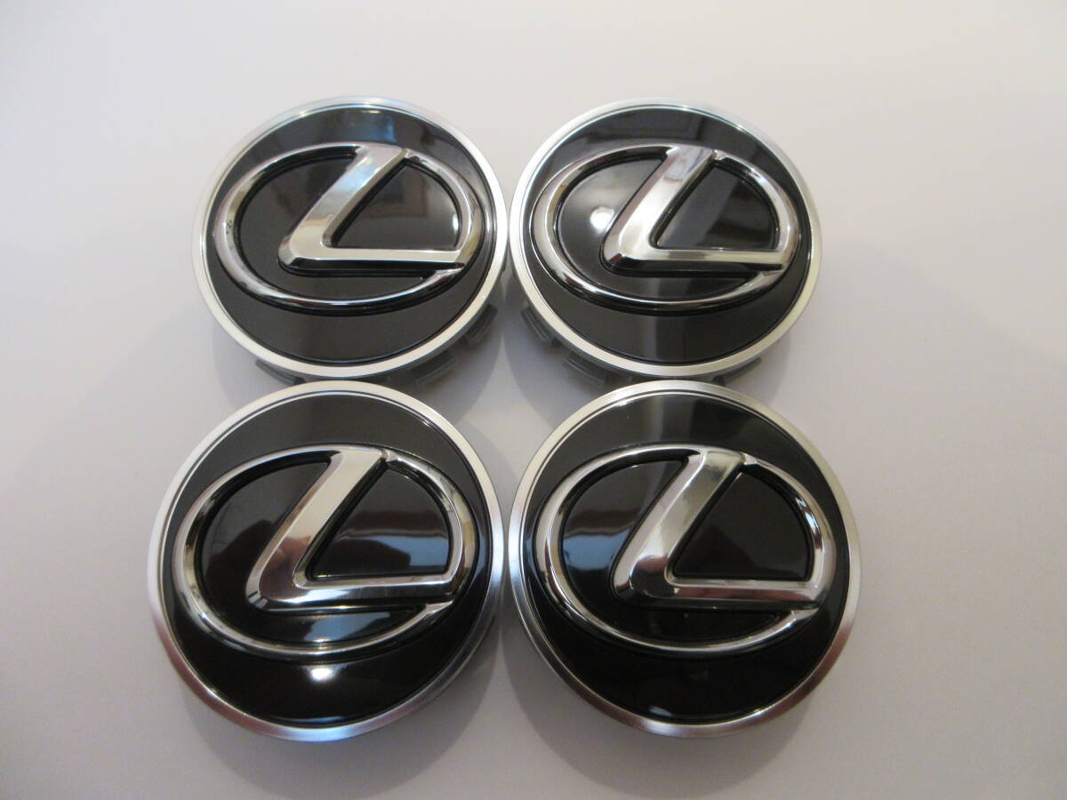 未使用♪ レクサス純正ホイール センターキャップ 4個 黒 62mm LEXUS RX ブラック トヨタ TOYOTA ハリアー 送料無料 匿名配送 拍卖