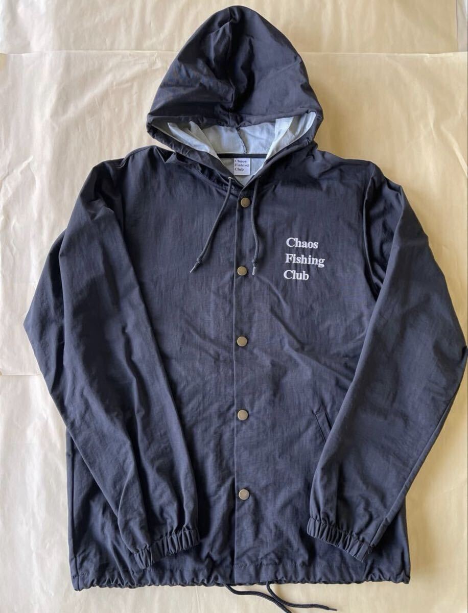 ★【美品L】 Chaos Fishing Club Jacket Black 初期 希少 レア / 黒 CFC ジャケット コーチジャケット カオスフィッシングクラブ supreme拍卖