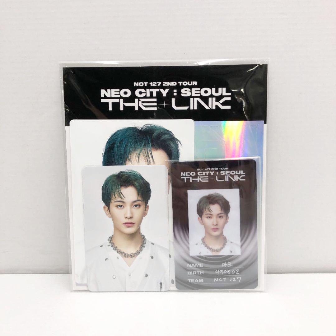 42♪ NE/ NCT 127 THE LINK Beyond LIVE MD グッズ ID CARD + DECO STICKER SET マーク ver. 未使用 101001拍卖