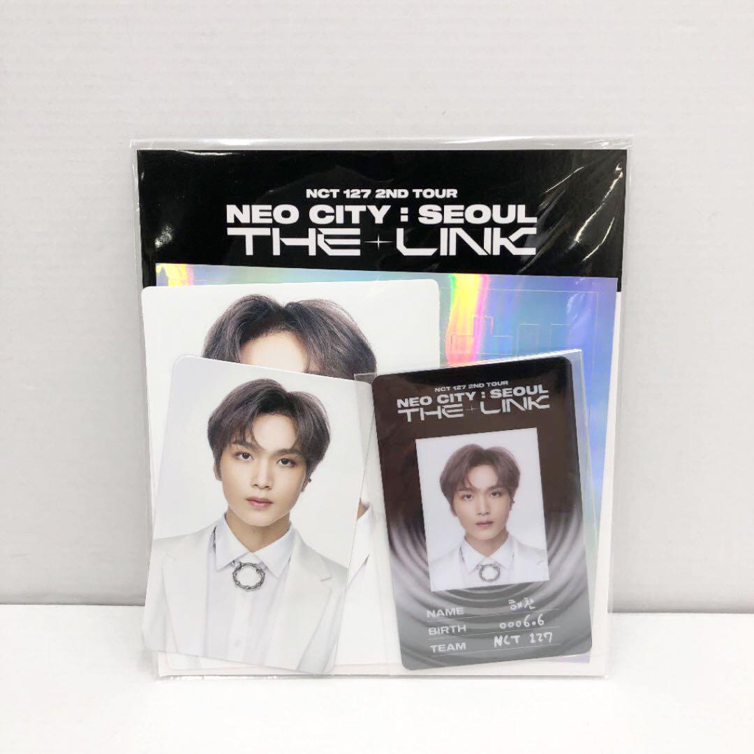 42♪ NE/ NCT 127 THE LINK Beyond LIVE MD グッズ ID CARD + DECO STICKER SET ヘチャン ver. 未使用 101002拍卖