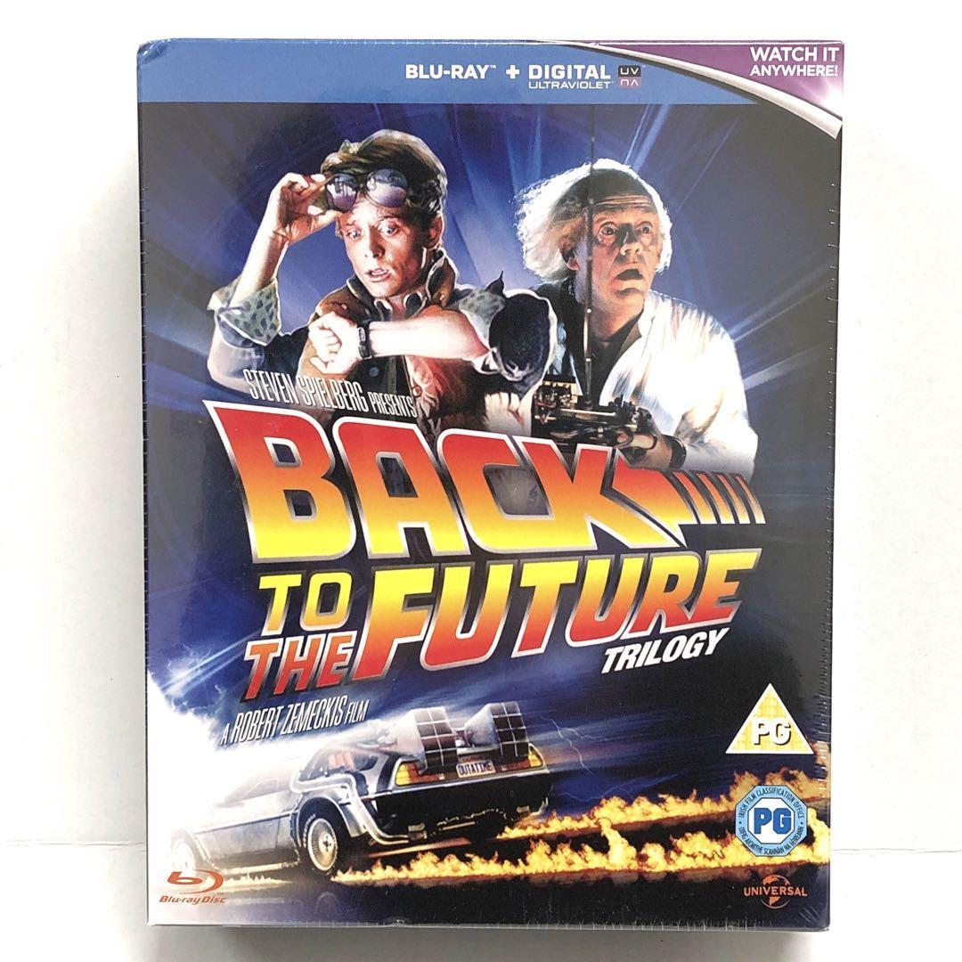 04♪ 60/ 【未開封】バック・トゥ・ザ・フューチャー トリロジー Blu-ray 輸入盤 シュリンク付き 1010684拍卖