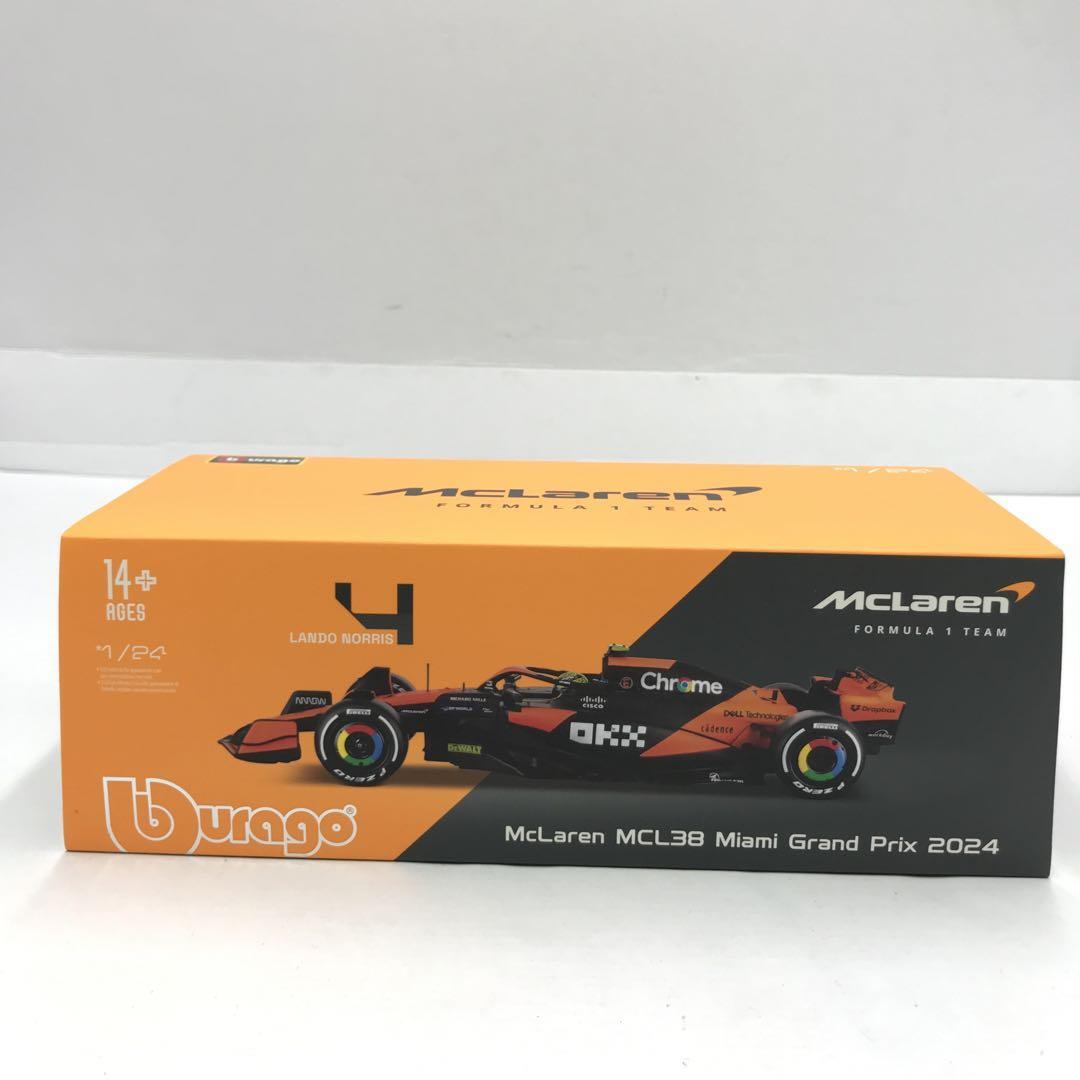 35※80/ブラーゴ Mclaren MCL38 LANDO NORRIS 2024 102408拍卖