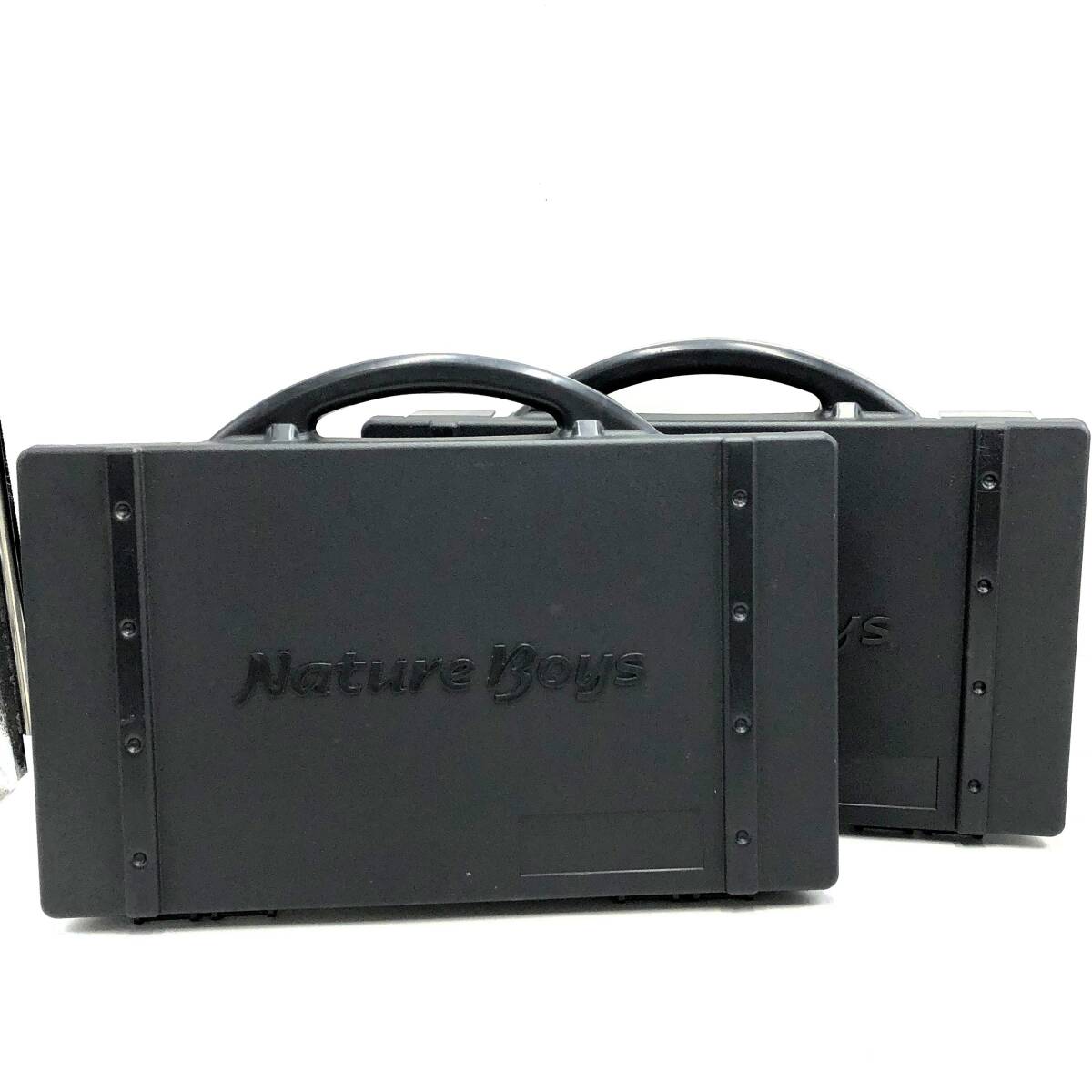 66♪100/ 【中古】ネイチャーボーイズ ルアーボックス ブラック 2セット 102202拍卖