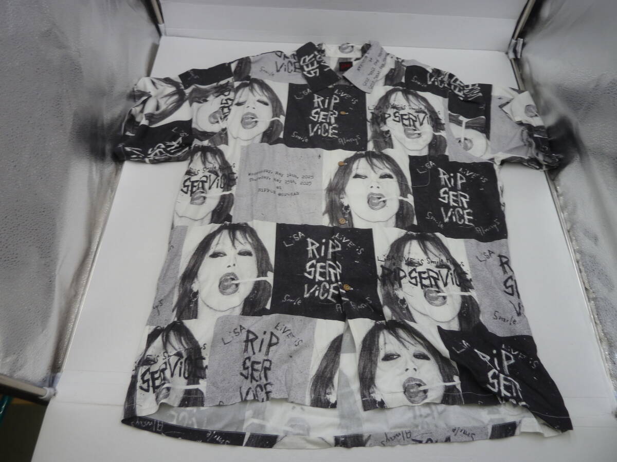 42※CO/LiSA アロハシャツ リップサービス サイズ:フリー 1014042拍卖