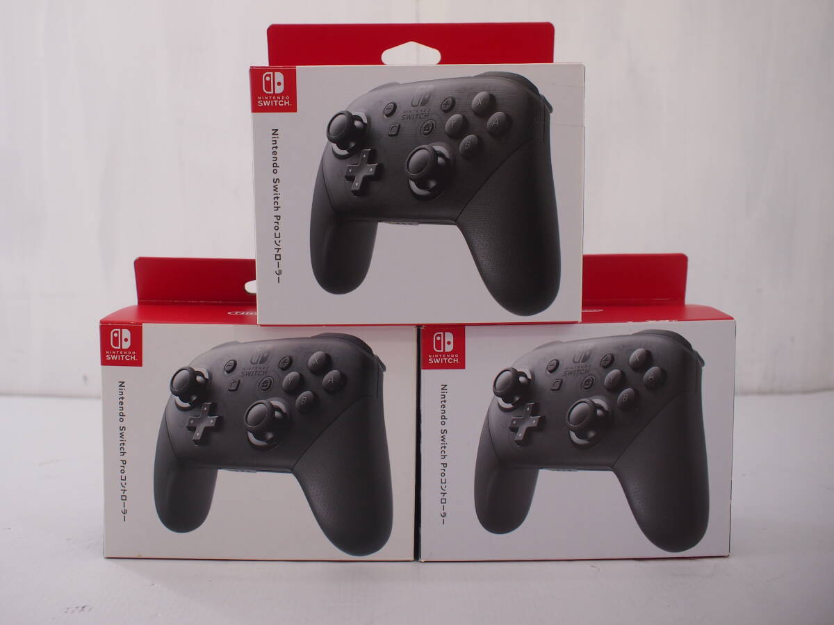 24■80/ Switch Proコントローラー 3個 1025214拍卖