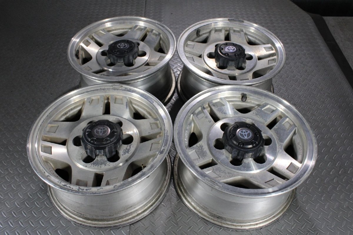 希少! トヨタ 130系 KZN130 ハイラックス サーフ 純正 アルミホイール 15X7JJ-8 6穴 PCD 139.7拍卖