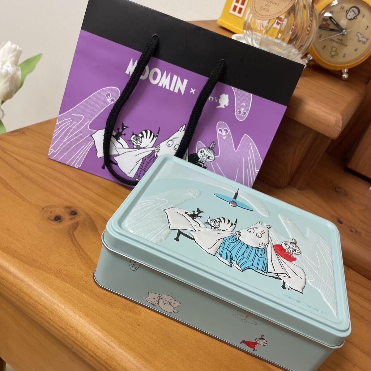 【空き缶】ムーミン ハロウィン メリーチョコレートコラボ缶&オリジナルバッグ 新品未使用【定形外郵便450円】MOOMIN 【ゆうパック着払い】拍卖