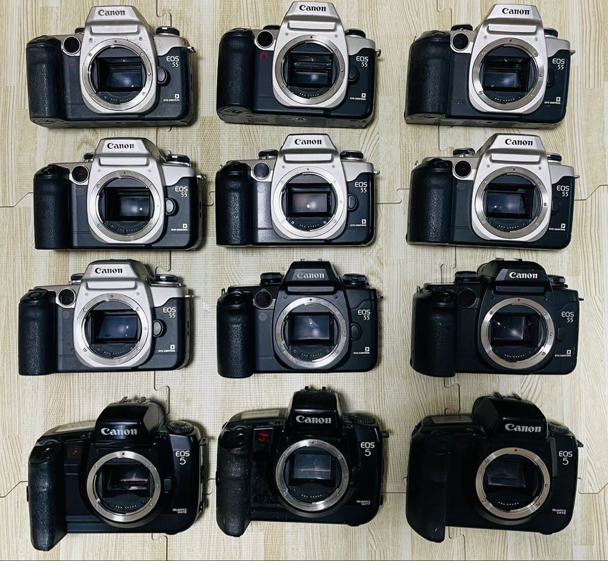 #Canon EOS5 EOS55 12台 現状品 動作未確認 まとめ 1円スタート フィルムカメラ 一眼レフカメラ フィルムカメラ拍卖