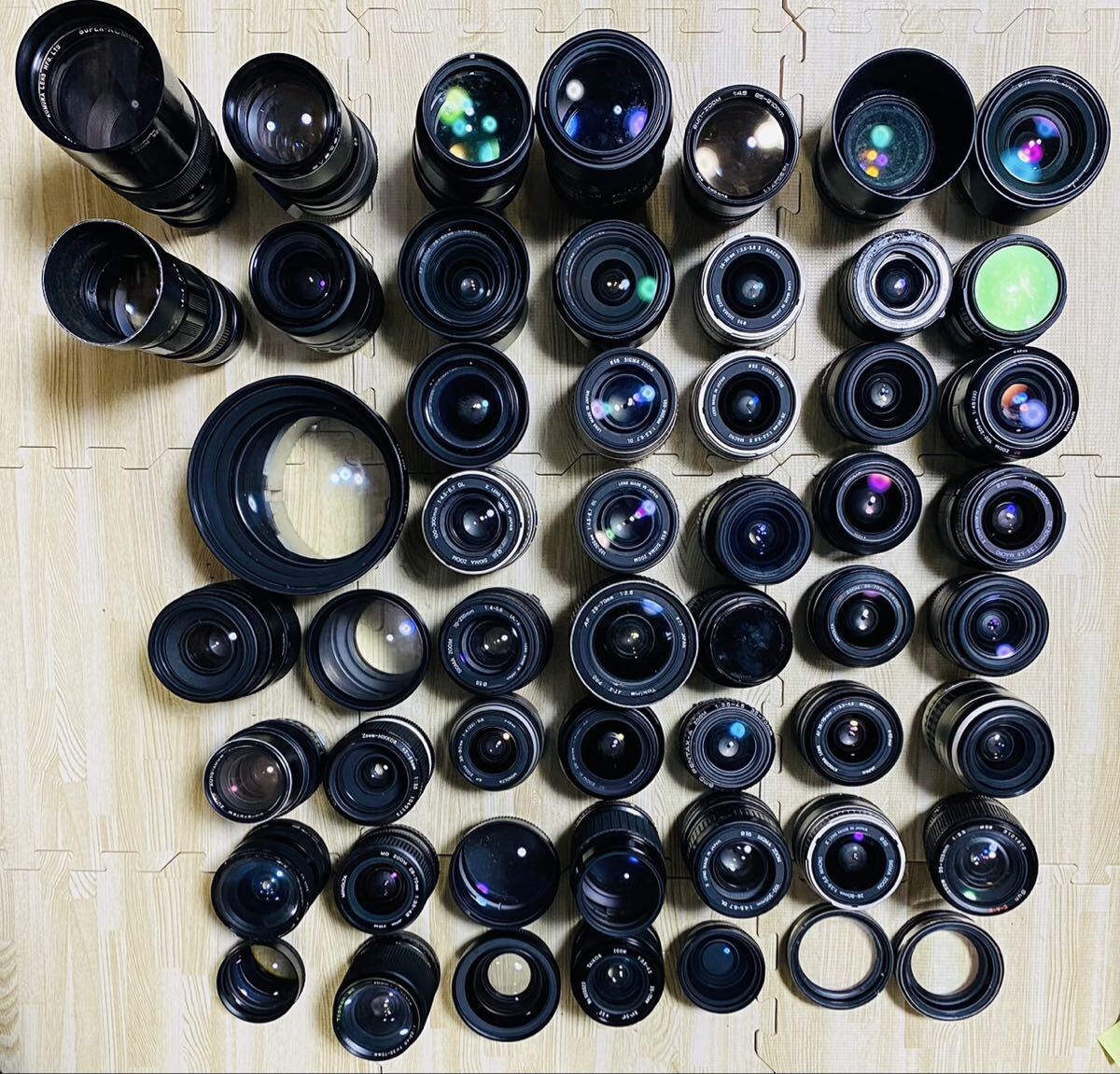 #AFレンズ MFレンズ 53本 現状品 動作未確認 まとめ 1円スタート カメラレンズ拍卖