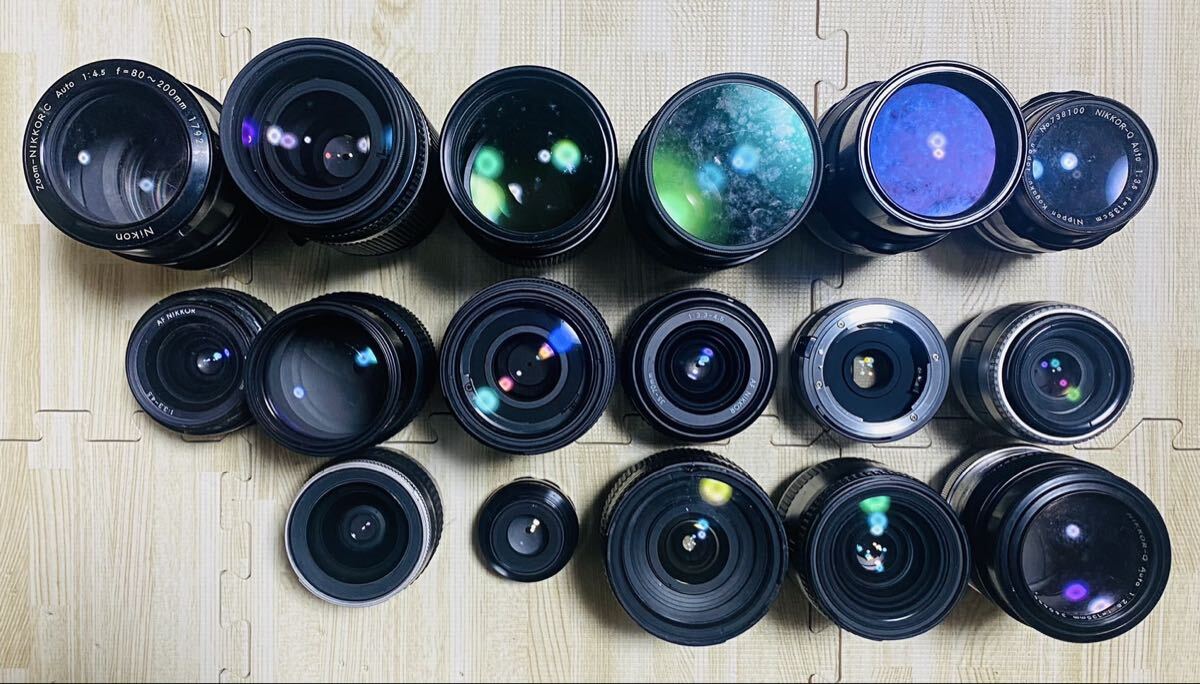 #NIKON レンズ 17本 現状品 動作未確認 まとめ 1円スタート カメラレンズ拍卖