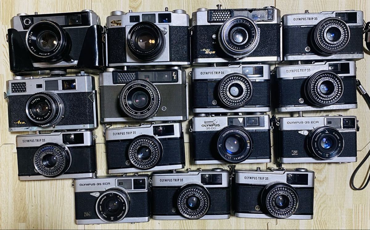 #OLYMPUS OLYMPUS-PEN レンジファインダーカメラ 15台 現状品 動作未確認 まとめ 1円スタート オリンパス拍卖
