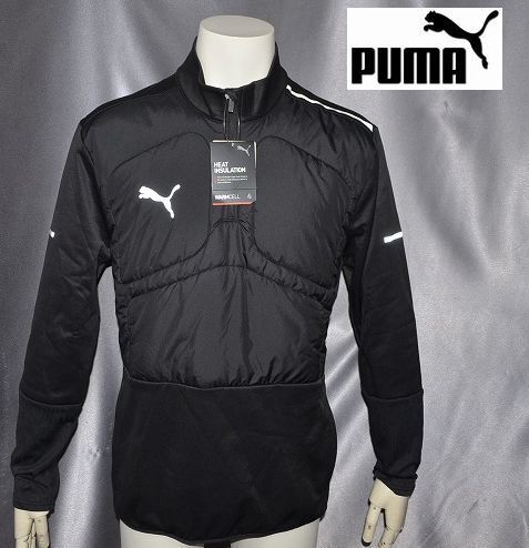 新品 Lサイズ プーマ PUMA ヒートインサレーション 中綿プルオーバー ブルゾン アウター 保温 防風 ストレッチ拍卖