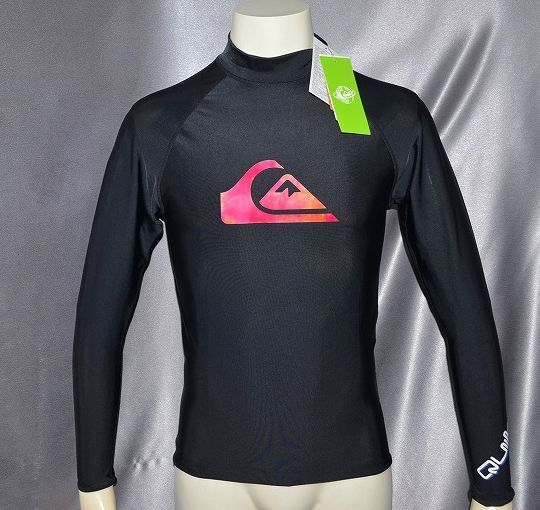 新品 XL クイックシルバー 正規品 長袖 ラッシュガード 水着 QUIKSILVER 強い伸縮性 UVカット 速乾拍卖