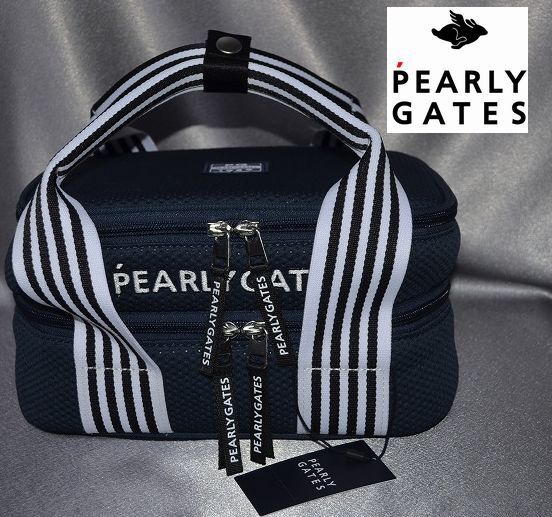 新品 パーリーゲイツ PEARLYGATES バニティ型 保冷 カートバッグ WIDE 保冷ボックス 保冷バッグ  クーラー 保温 ネイビー拍卖