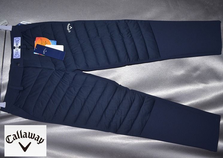 新品 LL キャロウェイ Callaway 1.9万円 撥水 中綿 パンツ (高ストレッチ:伸縮性・防風性) / ゴルフ キルト キルティング拍卖