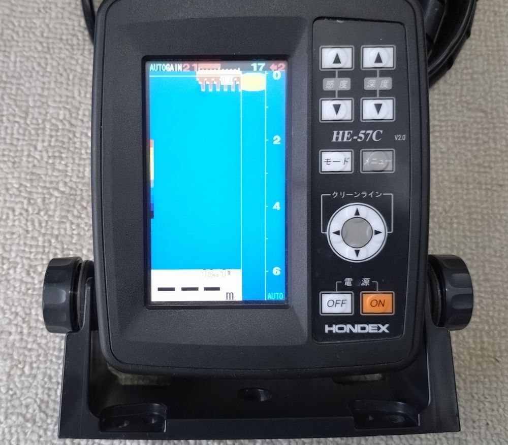 中古 ホンデックス HE-57C / HONDEX 魚探 拍卖