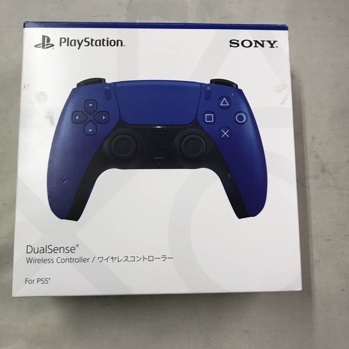 gn022 送料無料!動作品 SONY ワイヤレスコントローラー DualSense CFI-ZCT1J 09 PS5 コバルトブルー拍卖