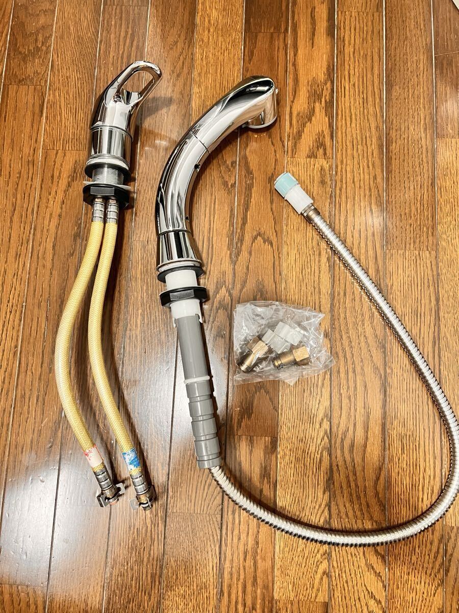 KVK シングルレバー式洗髪シャワー 水栓 KF868G2N0拍卖