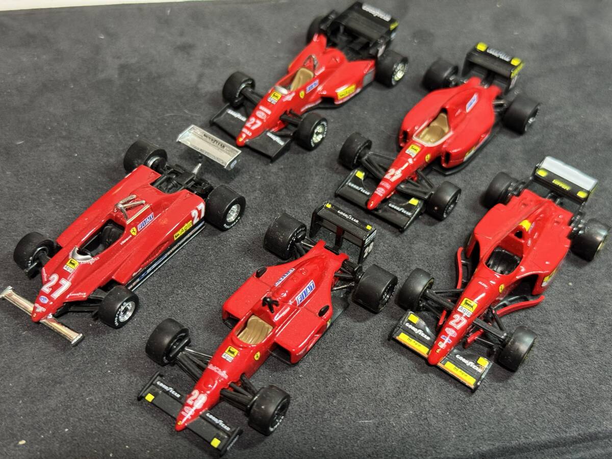 FerrariフェラーリF-1カー1/64 5台セット京商 F-1③拍卖