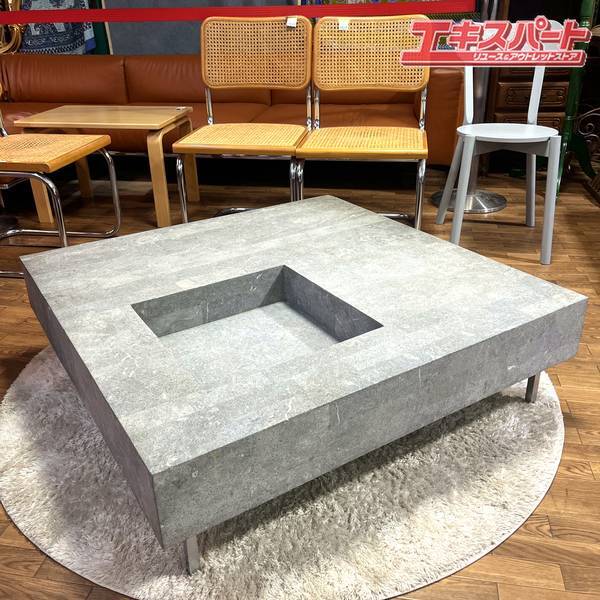 HUKLA フクラ ELT001 スクエア ストーン センターテーブル 美品 戸塚店拍卖