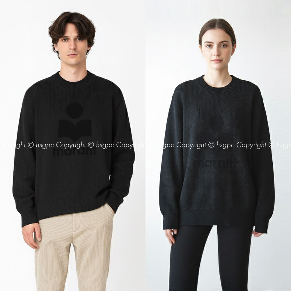 【定価10.5万】新品 イザベルマラン アイラー ロゴ オーバーサイズ ニット セーター拍卖