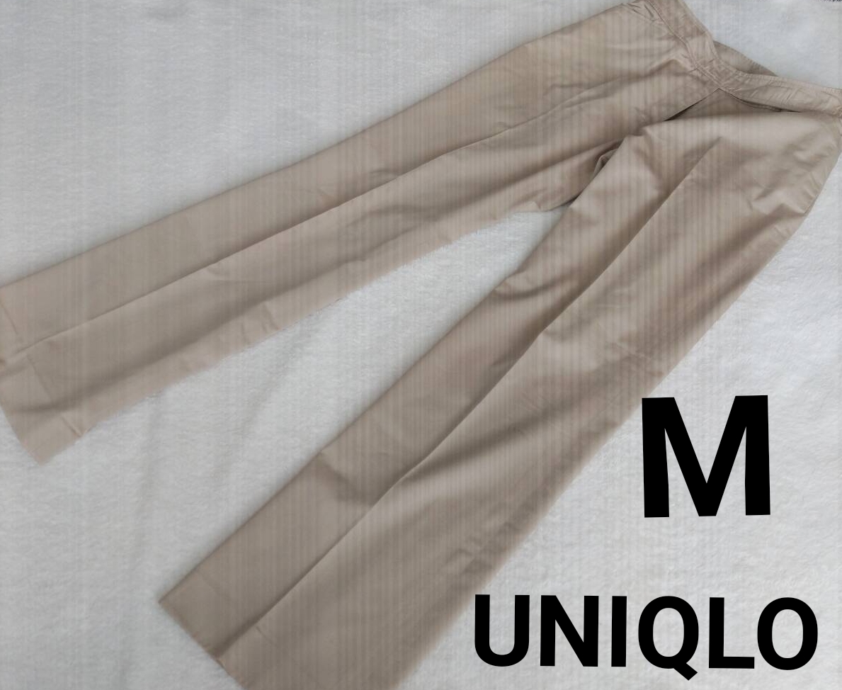 □ ユニクロ UNIQLO スマートアンクルパンツ ベージュ Mサイズ ストレッチ拍卖