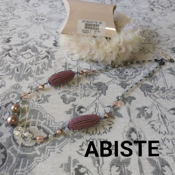 ABISTE アビステ UNGER社 マリアロッシィ イタリア製 ビーズ ネックレス拍卖