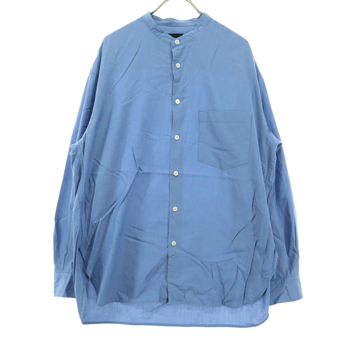 green label relaxing グリーンレーベルリラクシング 長袖 コットンシャツ S ブルー メンズ拍卖