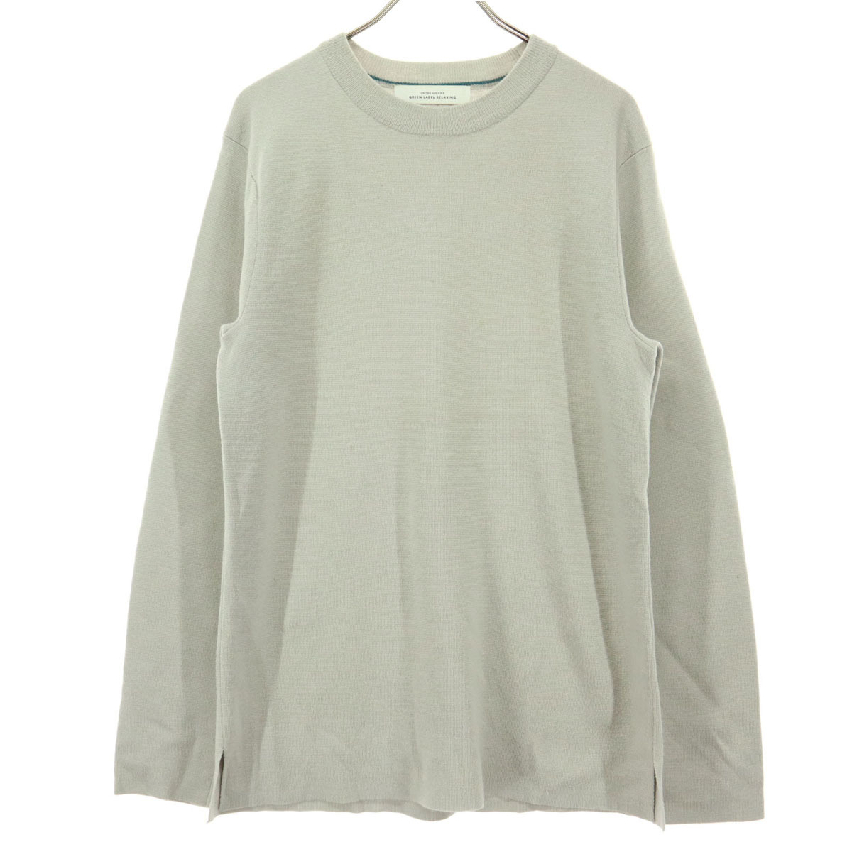 green label relaxing グリーンレーベルリラクシング 長袖 セーター S グレー ユナイテッドアローズ メンズ拍卖