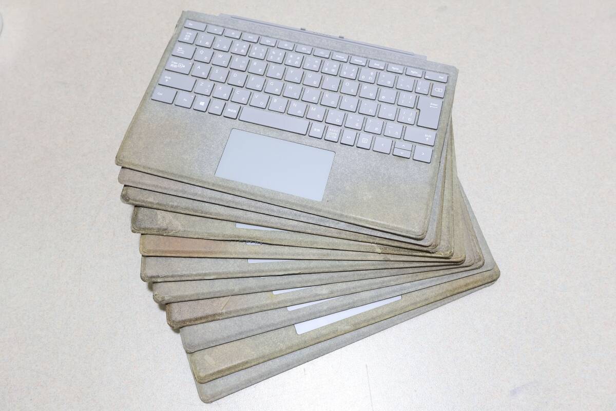 A0396 P 11個 Microsoft Surface Pro 純正キーボード タイプカバー Model:1725 グレー 日本語配列 Surface Pro4/Pro5/Pro6対応 中古良好品 拍卖