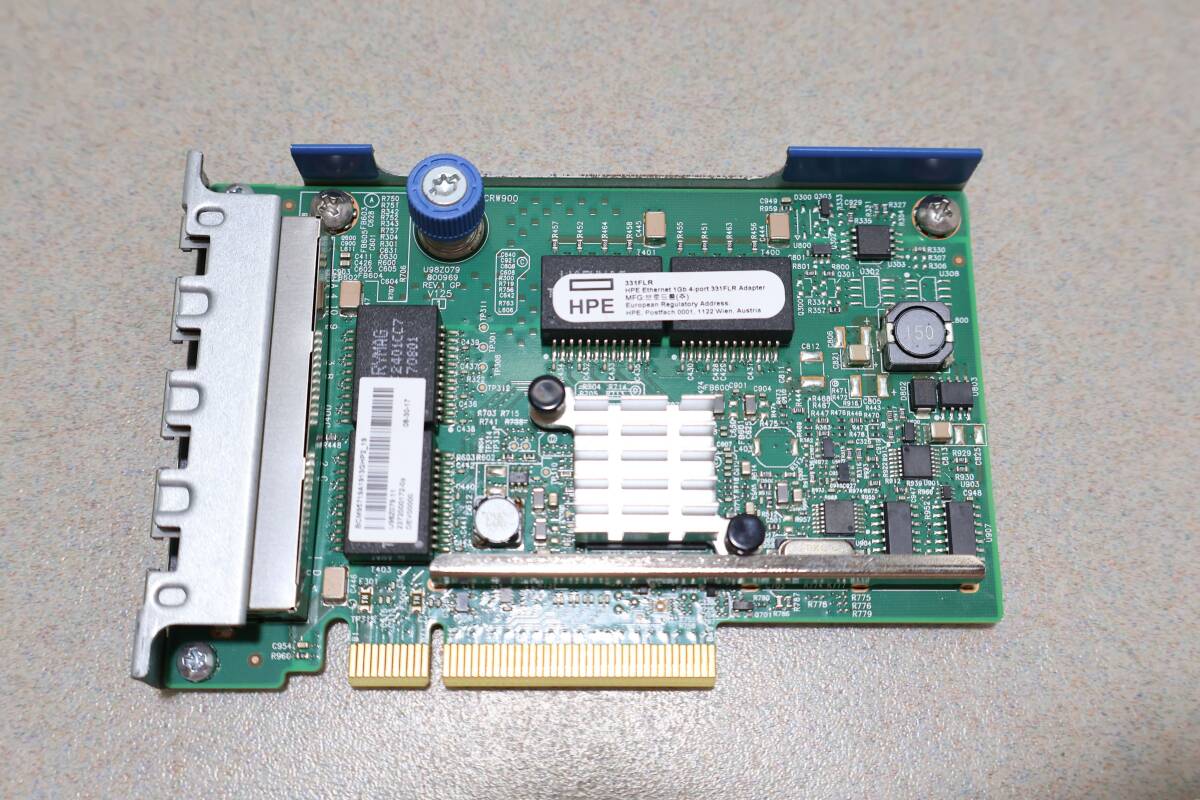 A0363 P HPE Ethernet 1Gb 4-port 331FLR Adapter HSTNS-BN71 SPS:789897-001 629133-002 629135-B21 // HP ProLiant DL360p Gen8 取外拍卖