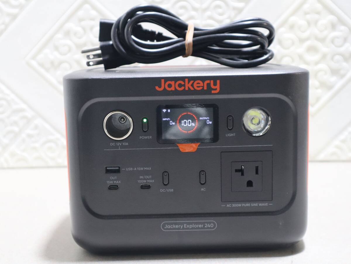 A0671 & Jackery ジャクリ ポータブル電源 240 JE-240A 256Wh 拍卖