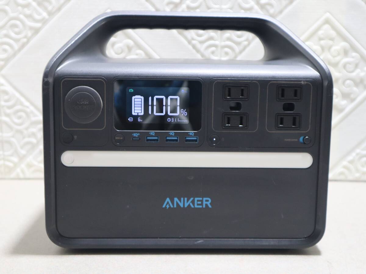 A0674 (3) P Anker 535 ポータブル電源 PowerHouse 512Wh A1751 大容量 500W 家庭用 蓄電池 アウトドア キャンプ 車中泊 防災用 本体のみ拍卖