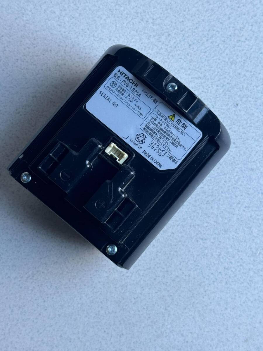 H 連続使用時間約40分~50分 ほぼ新品 2024年 日立 純正 バッテリーPVB-1825A (PV-BHL1000J1,PV-BFL1,PV-BHL1000J,PV-BL1H S0975 スレ傷有拍卖