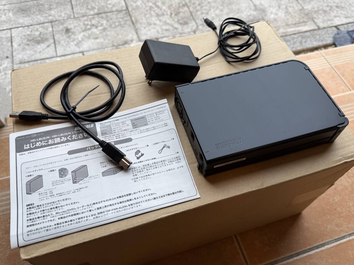 BUFFALO HDD HD-LB2.0U3 2TB USB3.0対応 バァッファロー 外付けHDD拍卖