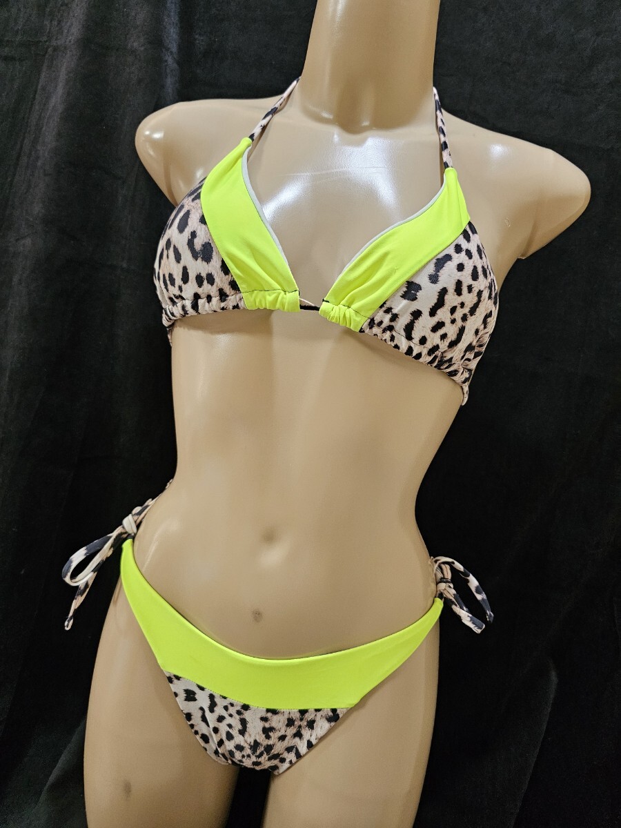 ΣD789★レディース水着三角ビキニ 紐パン S拍卖