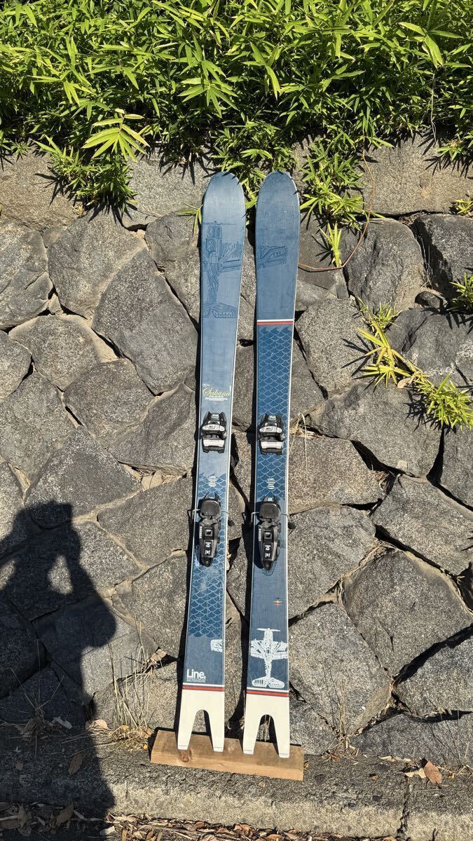 LINE SAKANA 181cm スキー板ビンディング付き ライン さかな 魚 フリーライド パウダースキー拍卖