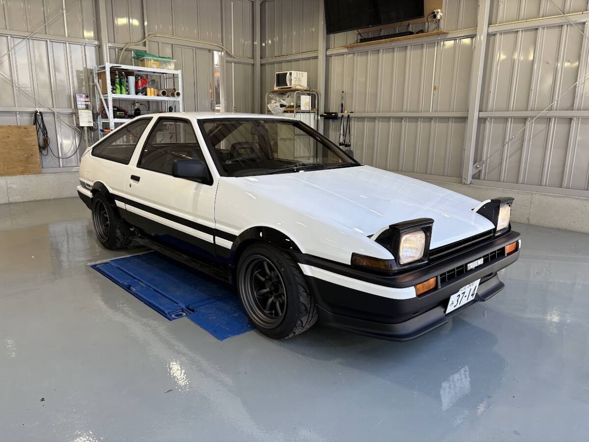 リアルなパンダ AE86 3ドア トレノ ハッチバック メンテナンス済み 車検付き! 【 是非実車を見てほしい 】拍卖