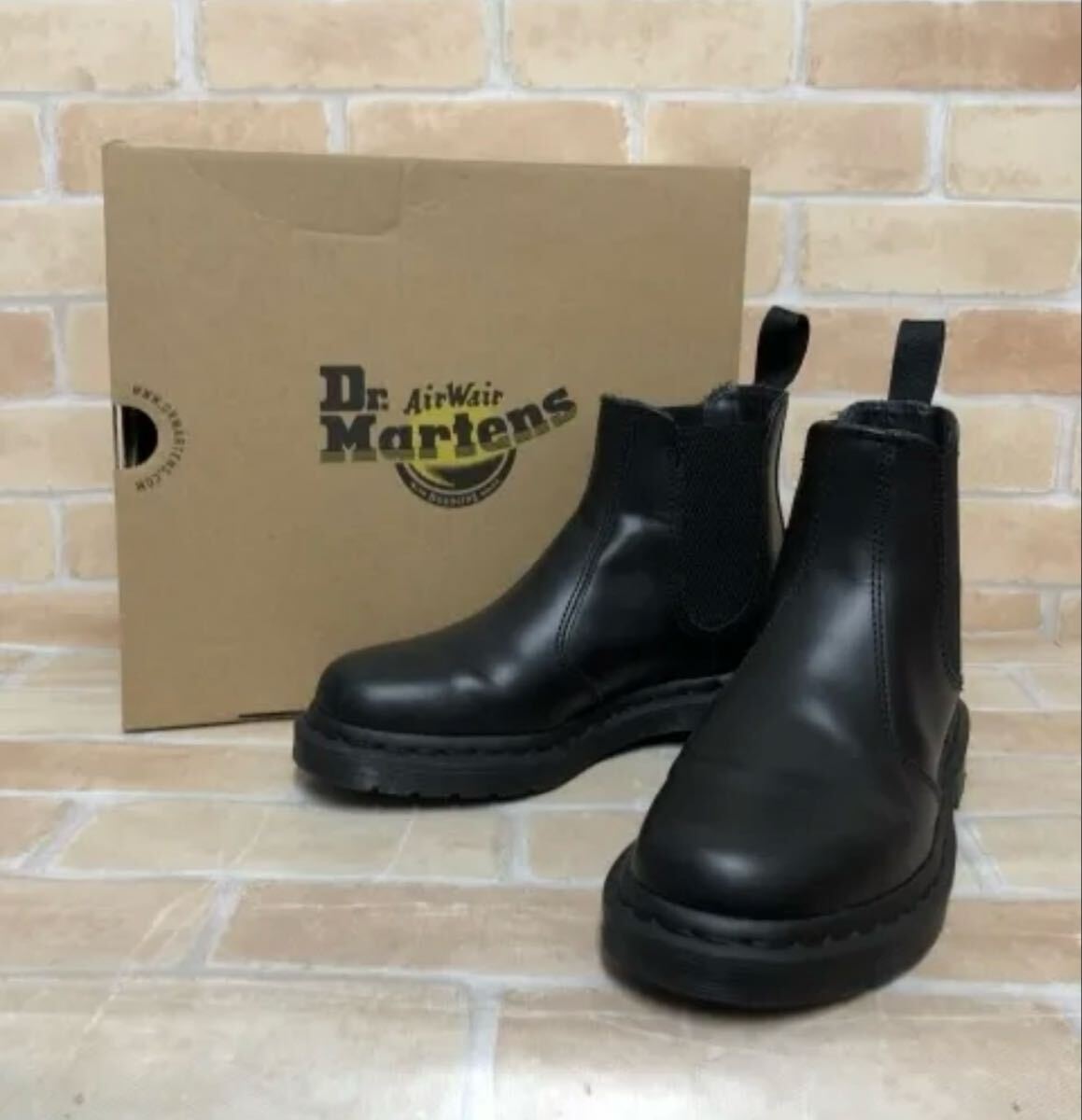 Dr.Martens 2976 MONO BLACK UK5 / ドクターマーチン チェルシーブーツ 24cm拍卖