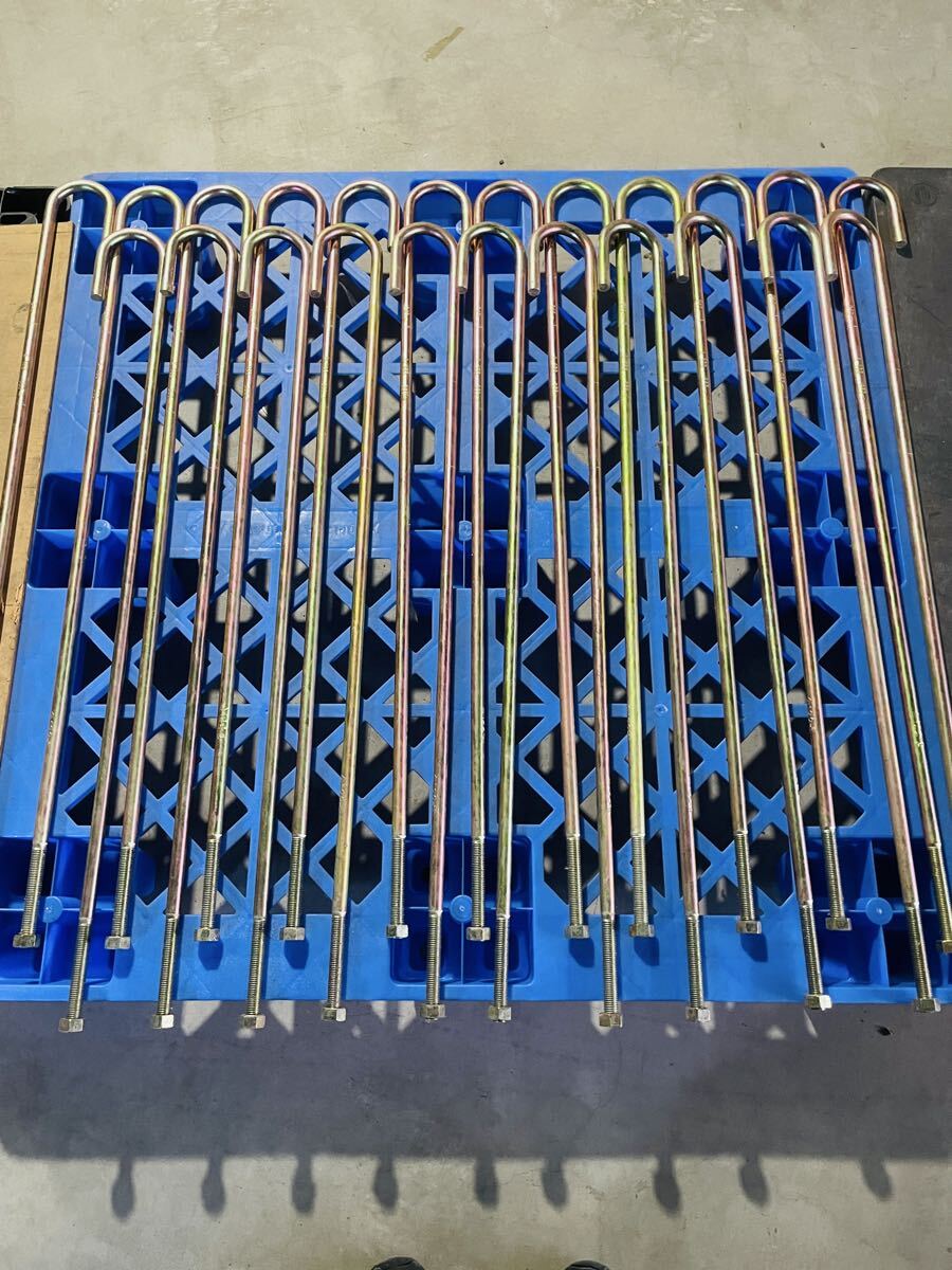 未使用品23本セット Zアンカーボルト M16×1000㎜ A-100 ナット付拍卖