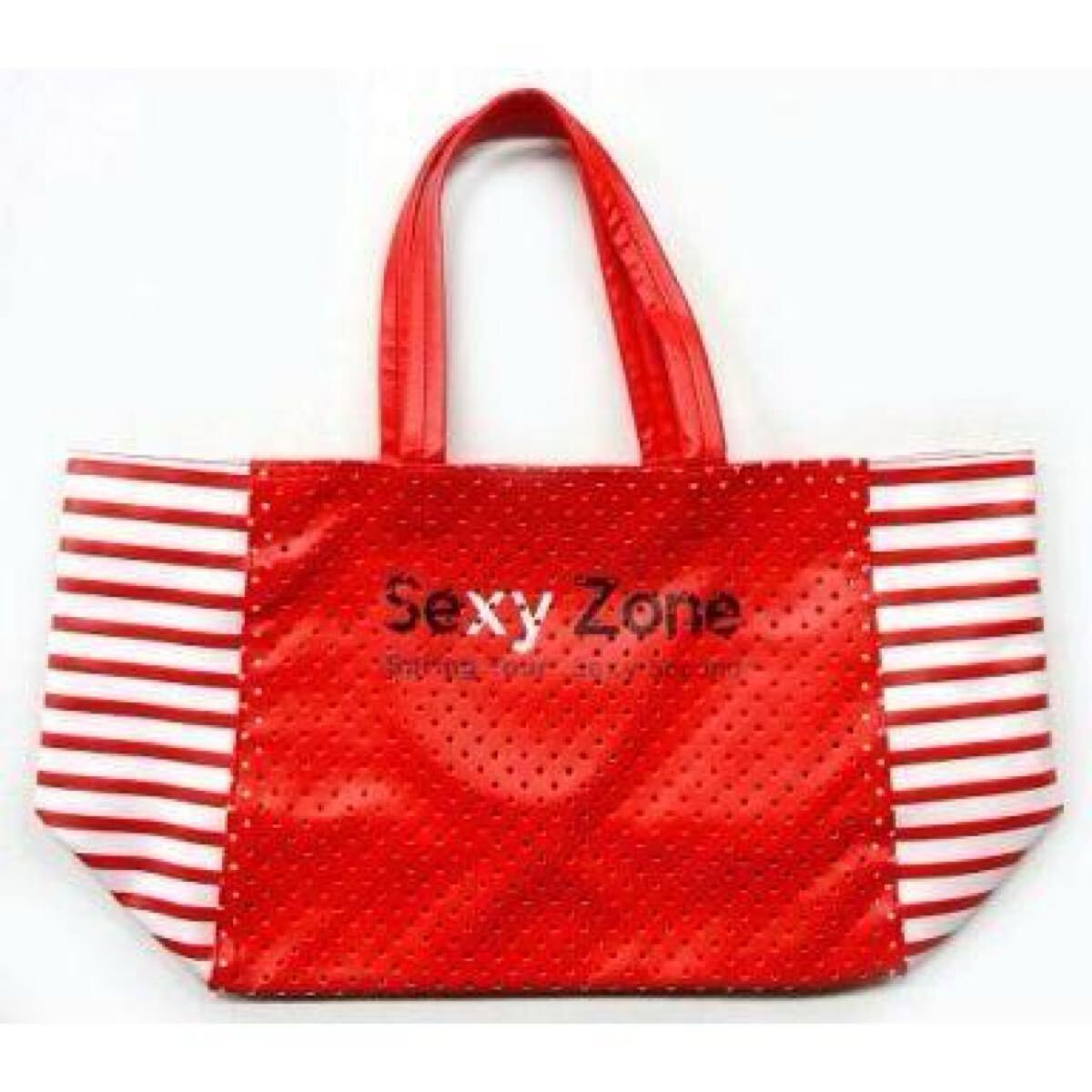 Sexy Zone 新品 ショッピング バッグ トート 鞄 公式 ツアー コンサート グッズ Spring Tour Sexy  Second 2014 トートバッグ拍卖