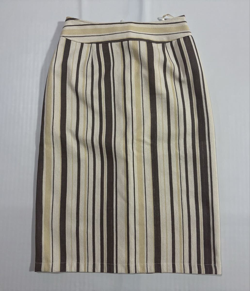 新品 Mサイズ NATURAL BEAUTY BASIC スカート ストライプ拍卖