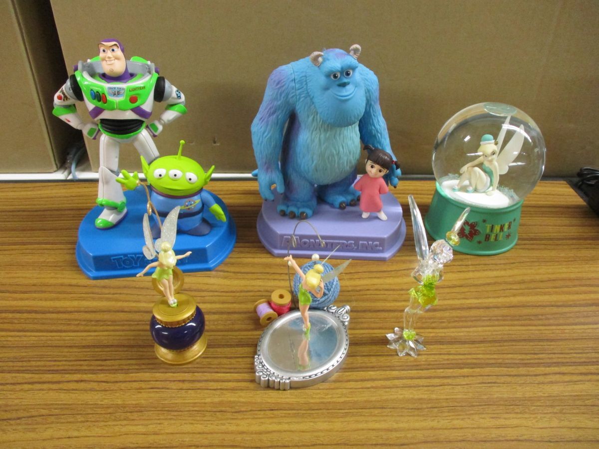 #w17【梱80】セガ ティンカー・ベル モンスターズ・インク トイストーリー 他 ディズニー フィギュア まとめ拍卖