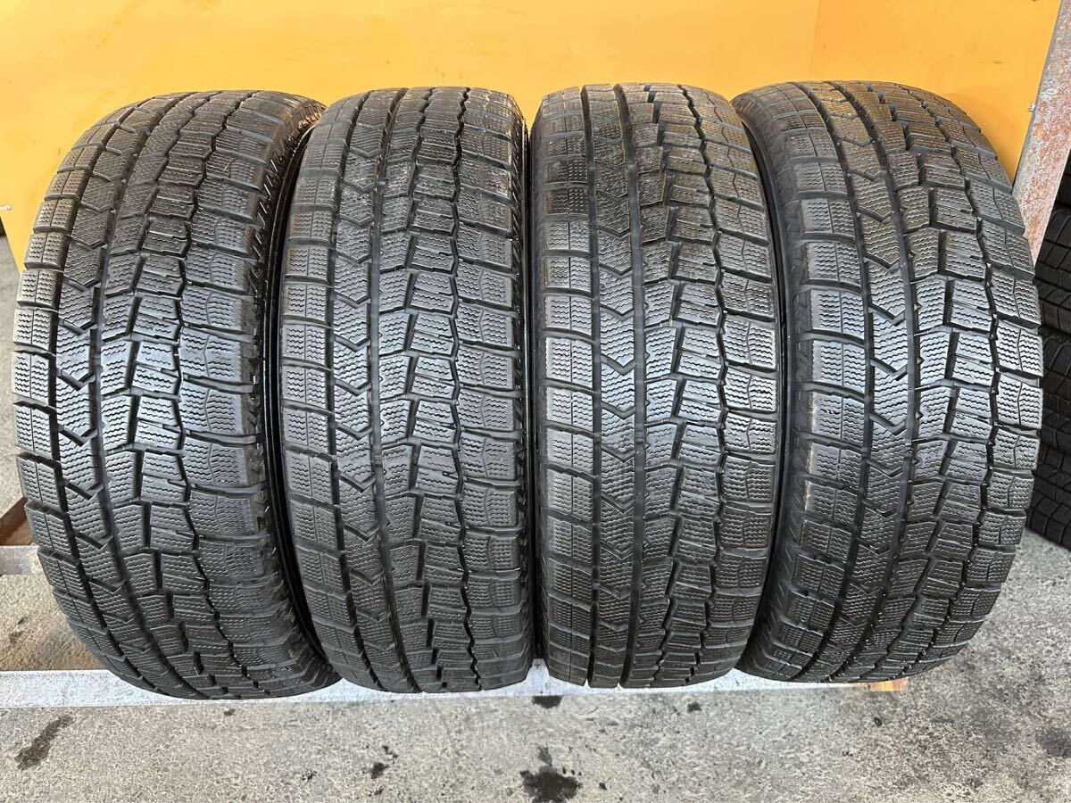 【6891】★195/65R15 4本セット冬タイヤバリ山 ダンロップ ウィンター マックスWM02【2022年】拍卖