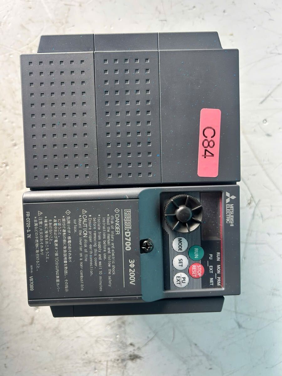 C84 MITSUBISHI INVERTER FR-D720-3.7KW拍卖