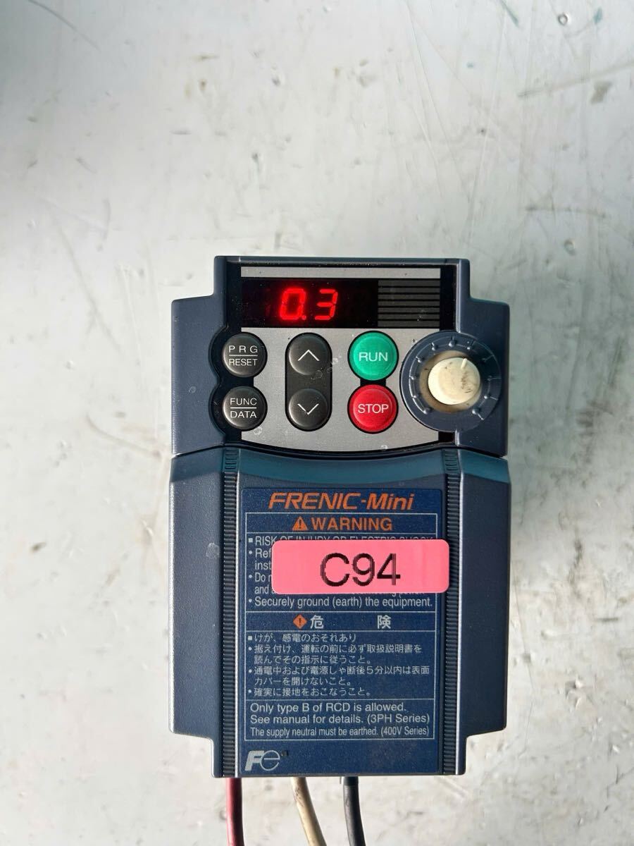 C94 FUJI INVERTER FRN0.7C1S-2J 0.75KW拍卖