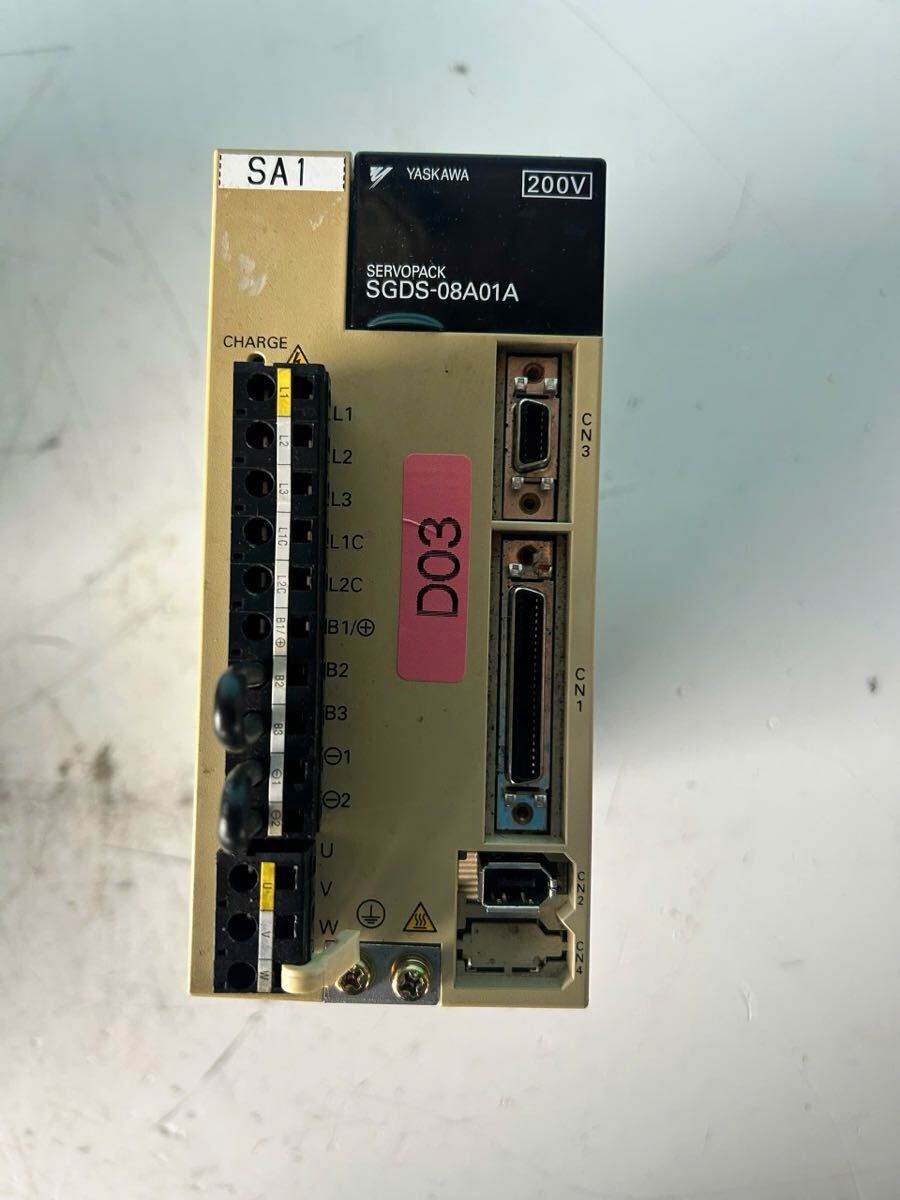 D03 YASKAWA SEVORPACK SGDS-08A01A 750W拍卖