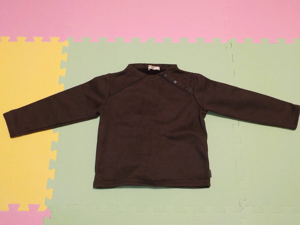 送料無料 中古 COMME CA DU MODE FILLE コムサデモード ベロア調トップス 子供服 110Aサイズ 送料込み拍卖