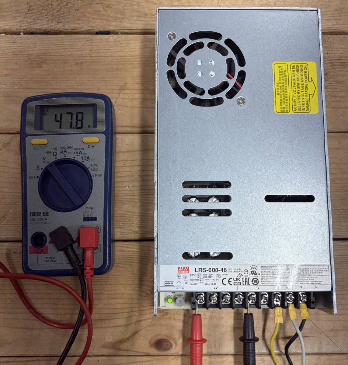 MEAN WELL LRS-600-48 新品だけど放出品拍卖